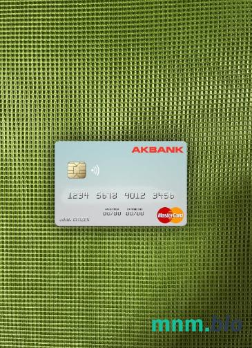 Malta Akbank T.A.Ş. wygląd zdjęcia mastercard skan PSD + zdjęcie